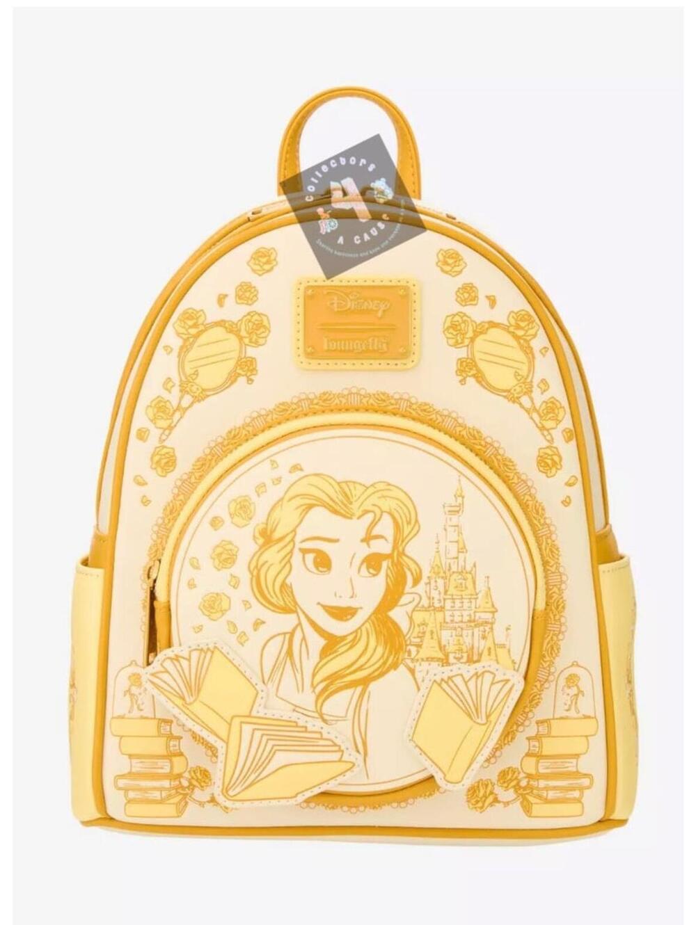 Loungefly Beauty and the Beast Belle Tonal Sketch Portrait Mini Backpack